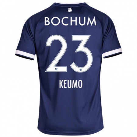 Kandiny Niño Camiseta Owono-Darnell Keumo #23 Azul Oscuro 1ª Equipación 2024/25 La Camisa Chile