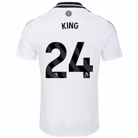 Kandiny Niño Camiseta Joshua King #24 Blanco 1ª Equipación 2024/25 La Camisa Chile