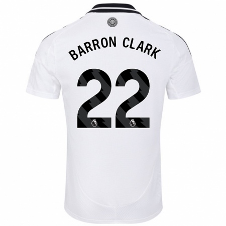 Kandiny Niño Camiseta Betty Barron-Clark #22 Blanco 1ª Equipación 2024/25 La Camisa Chile