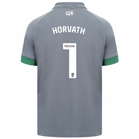 Kandiny Niño Camiseta Ethan Horvath #1 Gris Oscuro 2ª Equipación 2024/25 La Camisa Chile