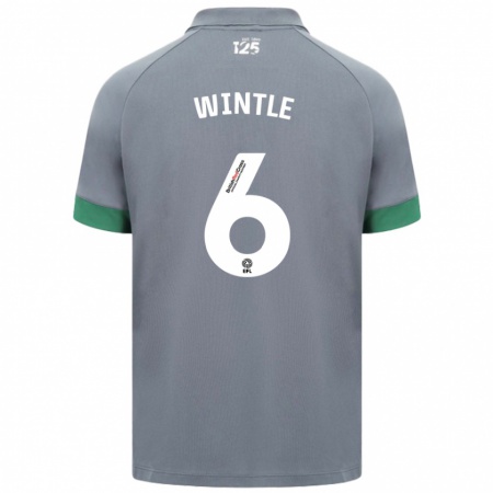 Kandiny Niño Camiseta Ryan Wintle #6 Gris Oscuro 2ª Equipación 2024/25 La Camisa Chile