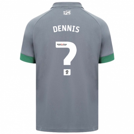 Kandiny Niño Camiseta Jake Dennis #0 Gris Oscuro 2ª Equipación 2024/25 La Camisa Chile