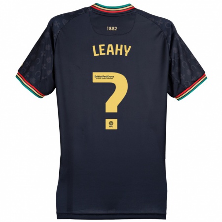 Kandiny Niño Camiseta Jake Leahy #0 Azul Marino Oscuro 2ª Equipación 2024/25 La Camisa Chile