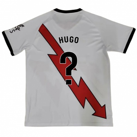 Kandiny Niño Camiseta Hugo Navarro #0 Rojo 2ª Equipación 2024/25 La Camisa Chile