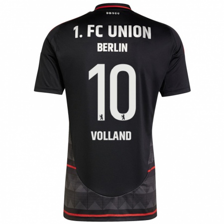 Kandiny Niño Camiseta Kevin Volland #10 Negro 2ª Equipación 2024/25 La Camisa Chile