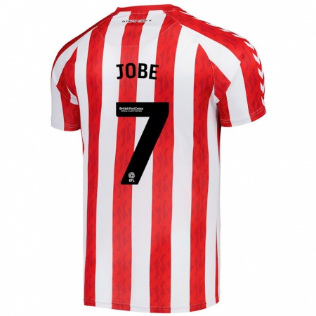 Kandiny Hombre Camiseta Jobe Bellingham #7 Rojo Blanco 1ª Equipación 2024/25 La Camisa Chile