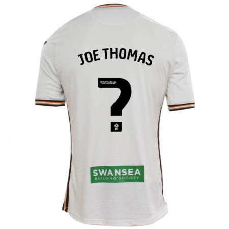 Kandiny Hombre Camiseta Joe Thomas #0 Blanco 1ª Equipación 2024/25 La Camisa Chile