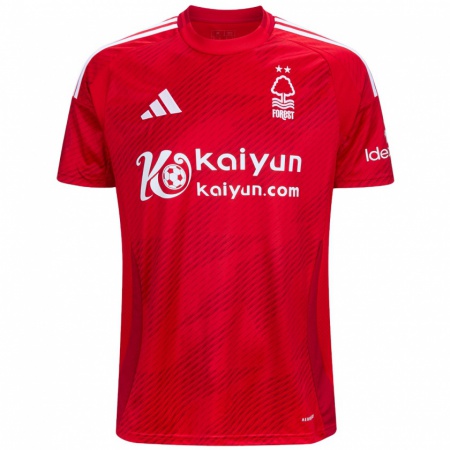 Kandiny Hombre Camiseta Shayne Byrne #0 Rojo Blanco 1ª Equipación 2024/25 La Camisa Chile