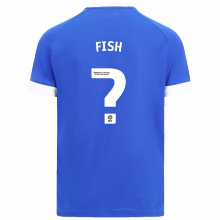 Kandiny Hombre Camiseta Will Fish #0 Azul Cielo 1ª Equipación 2024/25 La Camisa Chile