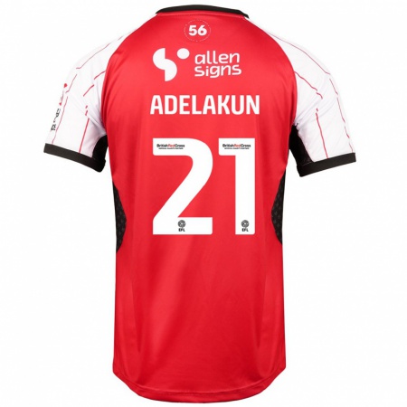 Kandiny Hombre Camiseta Hakeeb Adelakun #21 Blanco 1ª Equipación 2024/25 La Camisa Chile