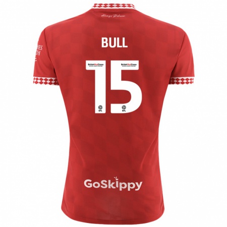 Kandiny Hombre Camiseta Jasmine Bull #15 Rojo 1ª Equipación 2024/25 La Camisa Chile