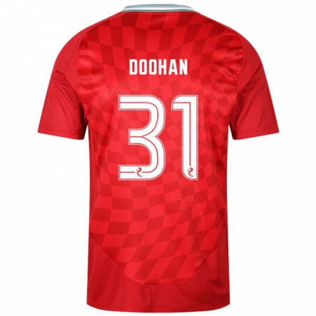 Kandiny Hombre Camiseta Ross Doohan #31 Rojo 1ª Equipación 2024/25 La Camisa Chile