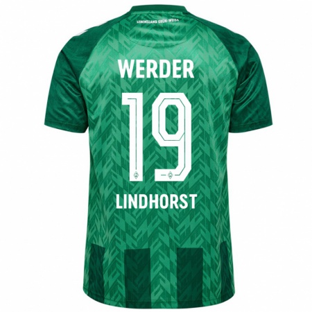 Kandiny Hombre Camiseta Jerrit Lindhorst #19 Verde 1ª Equipación 2024/25 La Camisa Chile