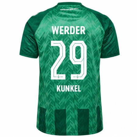 Kandiny Hombre Camiseta Melina Kunkel #29 Verde 1ª Equipación 2024/25 La Camisa Chile