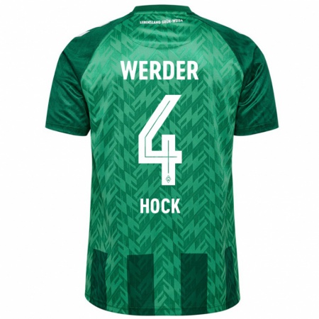 Kandiny Hombre Camiseta Alexander Höck #4 Verde 1ª Equipación 2024/25 La Camisa Chile