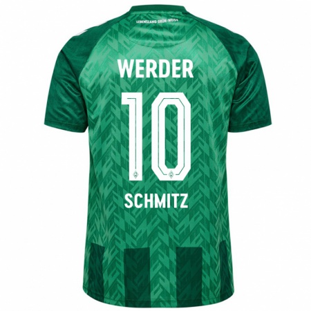 Kandiny Hombre Camiseta Maximilian Schmitz #10 Verde 1ª Equipación 2024/25 La Camisa Chile