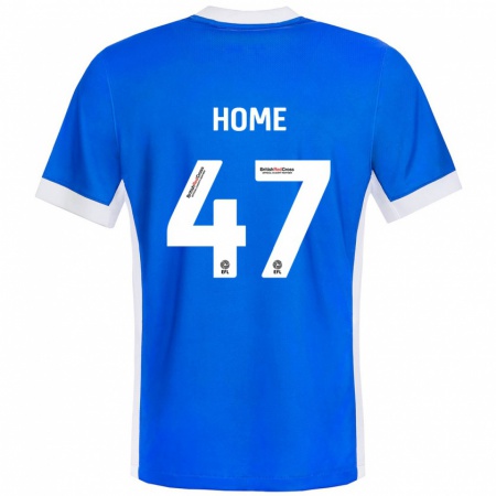 Kandiny Hombre Camiseta Josh Home #47 Azul Blanco 1ª Equipación 2024/25 La Camisa Chile