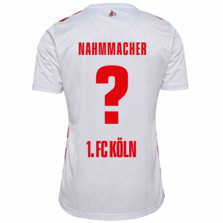 Kandiny Hombre Camiseta Emil Nahmmacher #0 Blanco Rojo 1ª Equipación 2024/25 La Camisa Chile