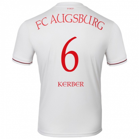 Kandiny Hombre Camiseta Luca Kerber #6 Blanco 1ª Equipación 2024/25 La Camisa Chile