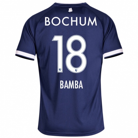 Kandiny Hombre Camiseta Samuel Bamba #18 Azul Oscuro 1ª Equipación 2024/25 La Camisa Chile