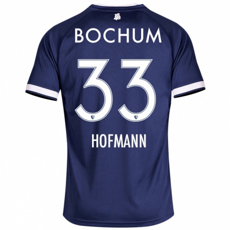 Kandiny Hombre Camiseta Philipp Hofmann #33 Azul Oscuro 1ª Equipación 2024/25 La Camisa Chile