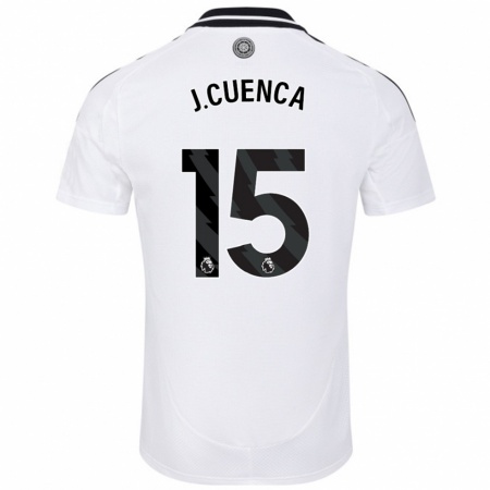 Kandiny Hombre Camiseta Jorge Cuenca #15 Blanco 1ª Equipación 2024/25 La Camisa Chile