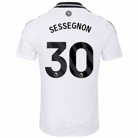 Kandiny Hombre Camiseta Ryan Sessegnon #30 Blanco 1ª Equipación 2024/25 La Camisa Chile