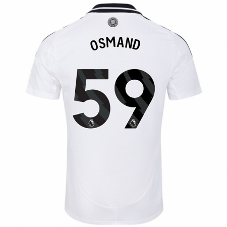 Kandiny Hombre Camiseta Callum Osmand #59 Blanco 1ª Equipación 2024/25 La Camisa Chile