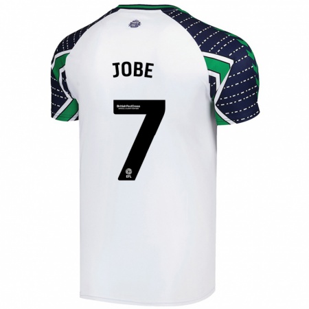 Kandiny Hombre Camiseta Jobe Bellingham #7 Blanco 2ª Equipación 2024/25 La Camisa Chile