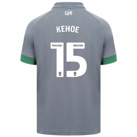 Kandiny Hombre Camiseta Molly Kehoe #15 Gris Oscuro 2ª Equipación 2024/25 La Camisa Chile