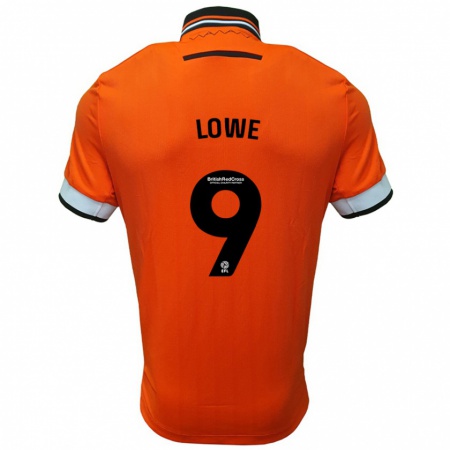 Kandiny Hombre Camiseta Jamal Lowe #9 Naranja Blanco 2ª Equipación 2024/25 La Camisa Chile