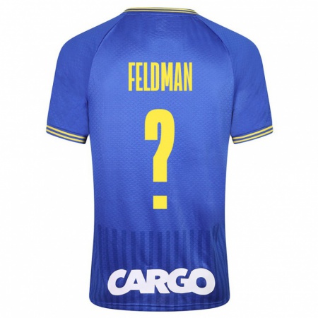 Kandiny Hombre Camiseta Ron Feldman #0 Blanco 2ª Equipación 2024/25 La Camisa Chile