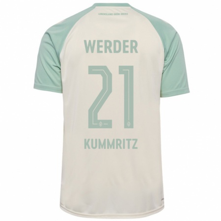 Kandiny Hombre Camiseta Liam Kümmritz #21 Blanquecino Verde Claro 2ª Equipación 2024/25 La Camisa Chile