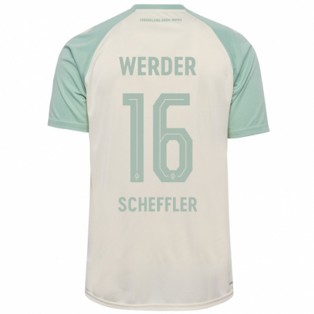 Kandiny Hombre Camiseta Ian Scheffler #16 Blanquecino Verde Claro 2ª Equipación 2024/25 La Camisa Chile