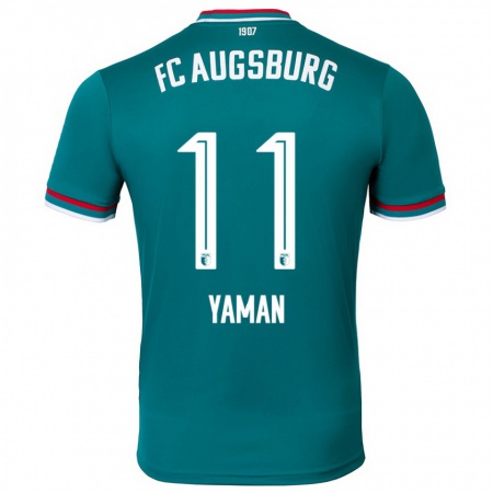 Kandiny Hombre Camiseta Kerim Yaman #11 Verde Oscuro 2ª Equipación 2024/25 La Camisa Chile