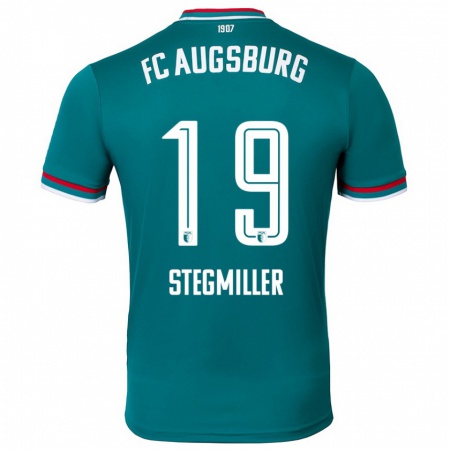 Kandiny Hombre Camiseta Louis Stegmiller #19 Verde Oscuro 2ª Equipación 2024/25 La Camisa Chile