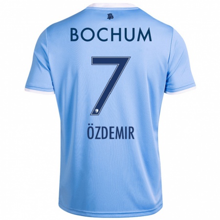 Kandiny Hombre Camiseta Tolga Özdemir #7 Azul Cielo 2ª Equipación 2024/25 La Camisa Chile