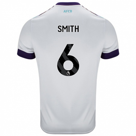 Kandiny Hombre Camiseta Maisy Smith #6 Blanco Verde Púrpura 2ª Equipación 2024/25 La Camisa Chile