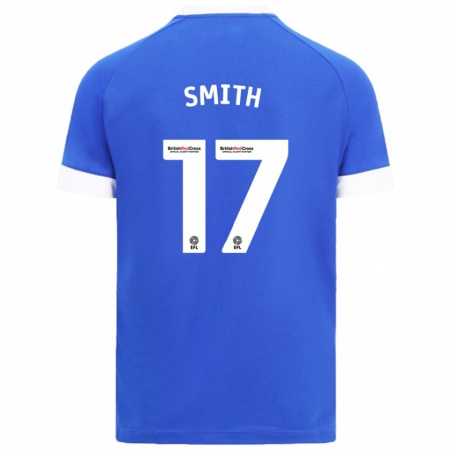 Kandiny Mujer Camiseta Hollie Smith #17 Azul Cielo 1ª Equipación 2024/25 La Camisa Chile