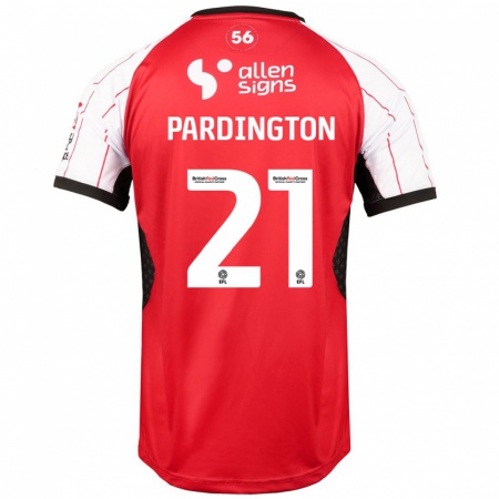 Kandiny Mujer Camiseta Jamie Pardington #21 Blanco 1ª Equipación 2024/25 La Camisa Chile