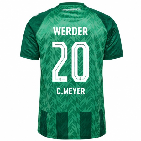 Kandiny Mujer Camiseta Christin Meyer #20 Verde 1ª Equipación 2024/25 La Camisa Chile