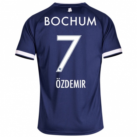 Kandiny Mujer Camiseta Tolga Özdemir #7 Azul Oscuro 1ª Equipación 2024/25 La Camisa Chile