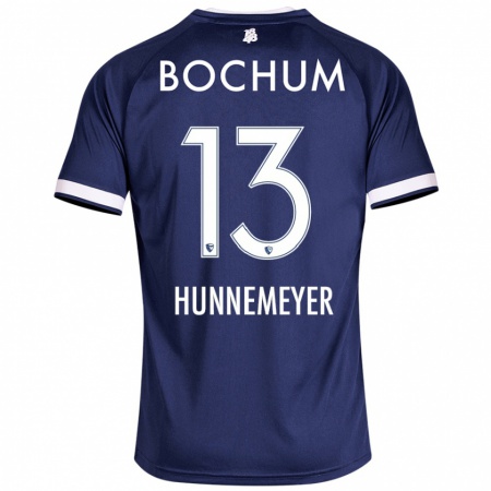 Kandiny Mujer Camiseta Maja Hünnemeyer #13 Azul Oscuro 1ª Equipación 2024/25 La Camisa Chile