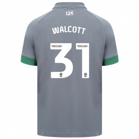 Kandiny Mujer Camiseta Malachi Fagan-Walcott #31 Gris Oscuro 2ª Equipación 2024/25 La Camisa Chile