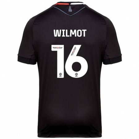 Kandiny Mujer Camiseta Ben Wilmot #16 Negro 2ª Equipación 2024/25 La Camisa Chile