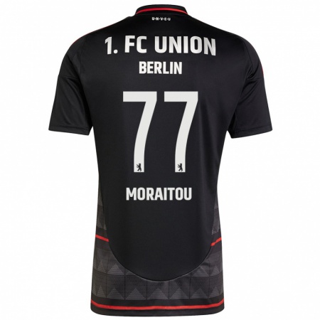 Kandiny Mujer Camiseta Athanasia Moraitou #77 Negro 2ª Equipación 2024/25 La Camisa Chile