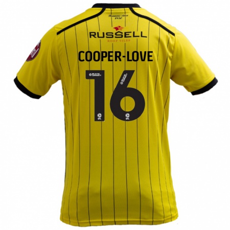 Kandiny Niño Camiseta Jack Cooper-Love #16 Amarillo 1ª Equipación 2024/25 La Camisa Chile