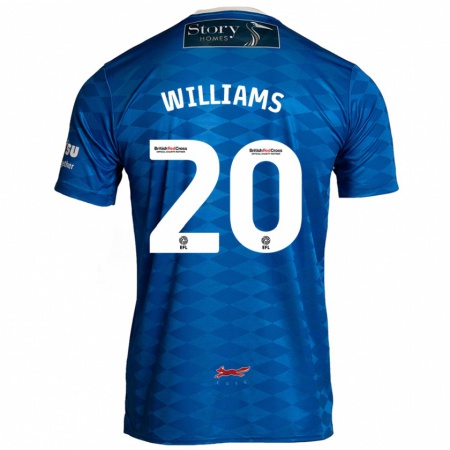 Kandiny Niño Camiseta Ben Williams #20 Azul 1ª Equipación 2024/25 La Camisa Chile