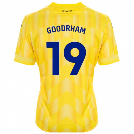 Kandiny Niño Camiseta Tyler Goodrham #19 Amarillo 1ª Equipación 2024/25 La Camisa Chile