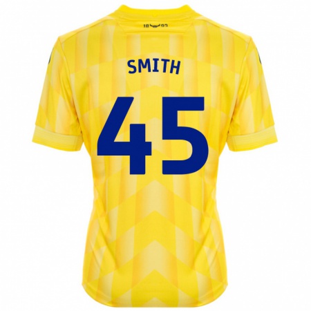 Kandiny Niño Camiseta Max Smith #45 Amarillo 1ª Equipación 2024/25 La Camisa Chile